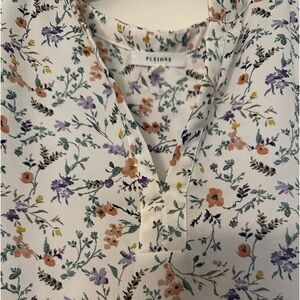 Pleione short sleeve popover top